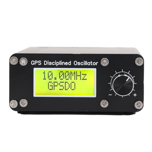 Oscilador Disciplinado Gps Ocxo 10mhz, Saída Quadrada Gpsdo Relógio Gps Dc12v para Instrumentos Deco
