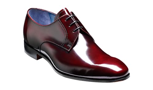 BARKER Rutherford Men's Lace Up Derby Oxford Dress Shoes Men's Luxury Oxfords Derby Shoes Timeless Elegance and Superior Craftsmanship Burgundy
