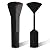 Dalianlc Patio Heater Covers for Standing Heater, Upgrade Windproof Fire Sense Patio Heater Cover, Propane Outdoor Heater Cover Waterproof Heavy Duty Accessoriesm, 89”H x 33”D x 19”B