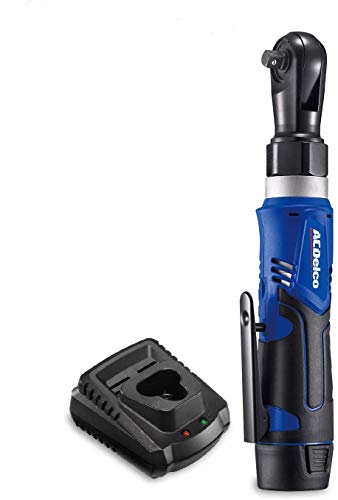 ACDelco Power Cordless Ratchet Wrench 3/8" 12V Max. Torque 45 ft-Lbs Compact Size