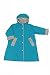 FIT RITE Girls Hooded Waterproof Long Raincoat with Reflective Stripes