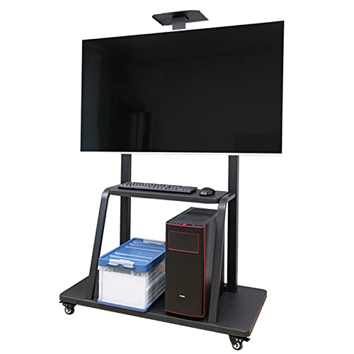 Soporte móvil para TV de 50-75 pulgadas con ruedas ajustable miniatura 1