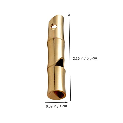 2 Silbatos de Metal de Latón para Seguridad y Deportes miniatura 7