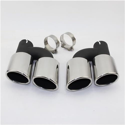 Tubo de escape tipo abrazadera para transformar la trasera de modelos A4 A5 A6 A7 en S4 S5 S6 S7