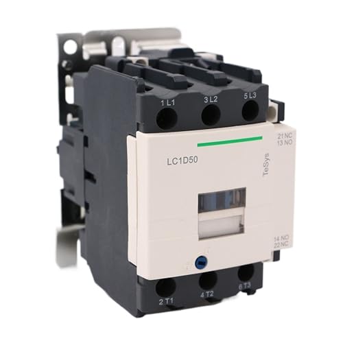 Contacteur LC1D50N7 AC 50A 415V évite surchauffe circuit triphasé