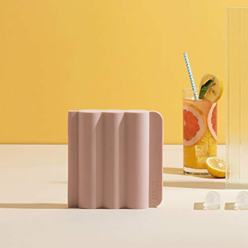 YARNOW Home Storage 1 bandeja de gelo para cubos de gelo com tampas de silicone comestíveis para cub