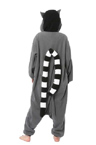 Pyjamas Onesies Cosplay vuxen unisex djur halloween kostym klänning loungewear, M