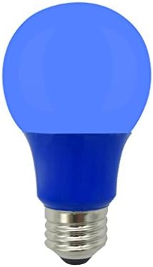 Xtricity LED A19 Blue Light Bulbs Outdoor, 5W, A19/5W/B/LED (40W Equivalent), Blue Lightbulb with E26 Medium Base, 120V, UL Listed, Blue, Colored, Porch, Holiday Lighting, Party Decoration, (1 Pack)