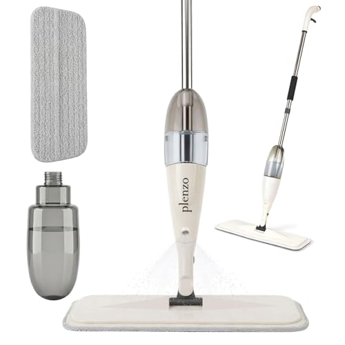 Image of Best Stainless Steel Microfiber Floor Cleaning Spray Mop with Removable Washable Cleaning Pad and Integrated Water Spray Mechanism, 360 Degree Easy Floor Cleaning T20, Multicolour