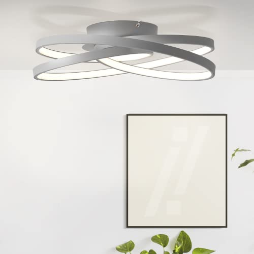 Lightbox LED Deckenleuchte - Moderne Design Deckenlampe, warmweißes Licht,...