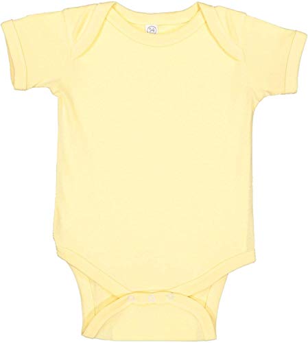 Image of Rabbit Skins Rabbit Skins Baby Bodysuit Girl & Boy | Newborn 0-3 Months to 24 Month Toddler, Snap Easy Closure (4400)