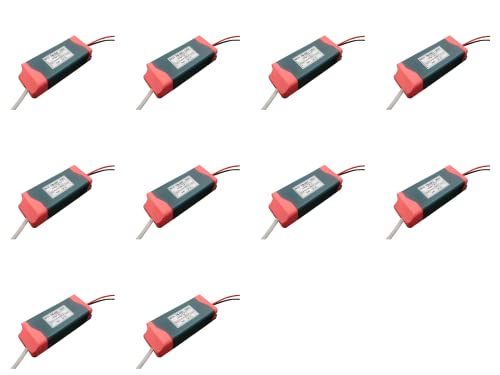 Image of TECHNOBEAM 20W driver,BIS certified Isolated driver 36V-500 mA with Red & Black wire at Output for COB light, Track light,Zoom light, (Pack of 10)