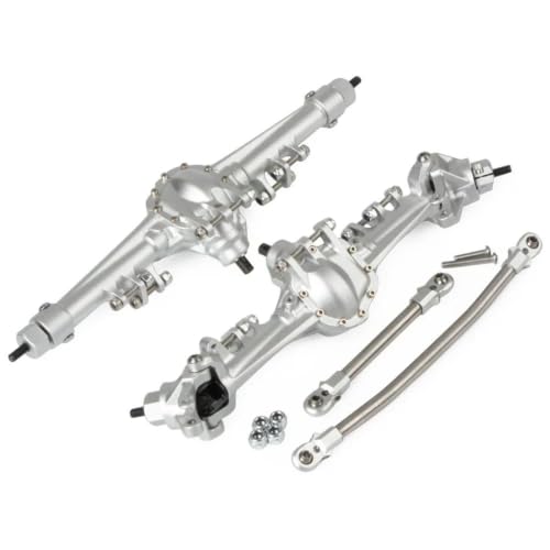 Eje trasero delantero de aluminio CNC SCX10 II con soporte SOA integrado