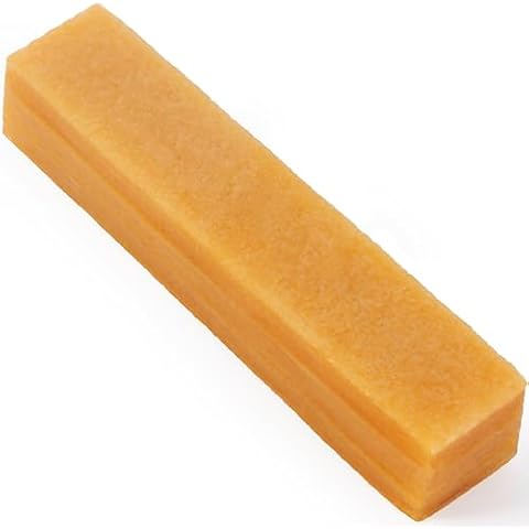 WCIC 1 Pack Abrasive Cleaning Stick 1-1/2" x 1-1/2" x 7-7/8" Natural Rubber Eraser Stick for Sanding Belts & Sanding Discs & Skateboard Grip Cleaner & Woodworking Eraser Cover