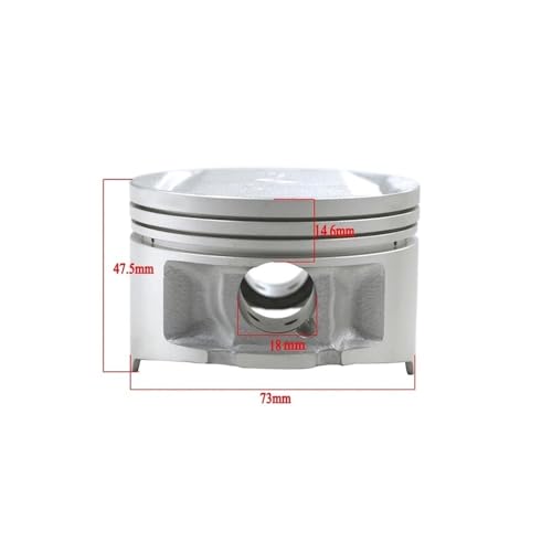 Segments de piston 74mm pour résoudre la perte de compression TTR250 - 3