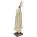 Hand Painted Our Lady of Fatima Statue Religious Figurine Virgin Mary Made in Portugal (Beige, 23.5 Inch)
