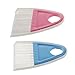 Gogogmee 2 Sets Small Broom Household Cleaning Supplies Portable Brush Household Brooms Tiny Cleaning Broom Dustpan Mini Garbage Container Table Broom Pet Computer Child Plastic