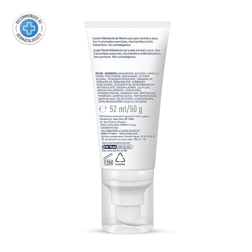 Loção Facial Hidratante Cerave 52ml