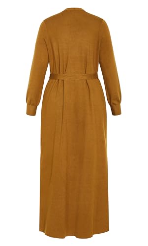 Image of City Chic Plus Size Cardigan - Goldie Longline