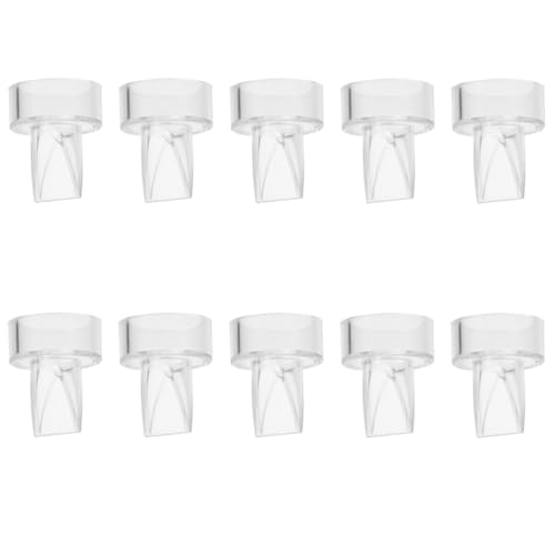 JUMPLAWN 10 StüCk Silikon Entenschnabelventile PumpenzubehöR FüR Manuelle Milchpumpen...