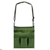 Yabcany Garden Pruning Tool Bag - Canvas Shoulder Crossbody Gardening Storage Bag