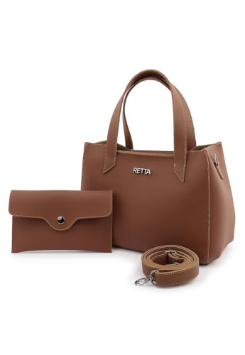 Bolsa Feminina Lorena Média Estruturada Para Trabalho Eventos e Dia a Dia Retta (Caramelo)