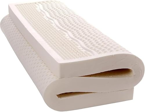 Surmatelas en latex naturel et biologique de qualité supérieure - Dimensions 80 x 200 cm