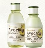 SKINFOOD Premium Avocado Rich Toner 180ml + Emulsion 140ml, Toner and Emulsion set