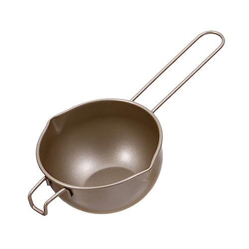 STOBAZA Diy Baking Supply 1pc Steel Melting Bowl Resistant for Easy Cleaning Space Saving