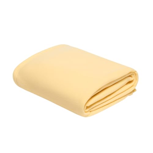 Dreamscene Fleece Blanket Throws for Sofas Soft Warm Cosy Plain Fluffy Polar Throw Blanket for Bed Settee Armchairs Single Bed Throw Gifts for Women Lemon - 120 x 150cm
