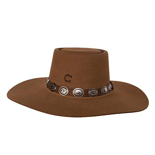 Charlie 1 Horse Hats Womens Cwhidt-2242P5 C1H High Desert 4 1/4` Brim S Pecan #TOP1