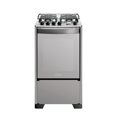 Fogão 4 Bocas Dako Magister Style Mesa Inox Espelhado Bivolt