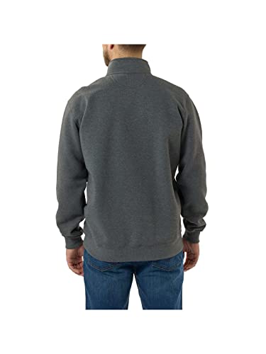Image of Carhartt Men's Marquette 1 /4-Zip Mock-Neck Sweatshirt
