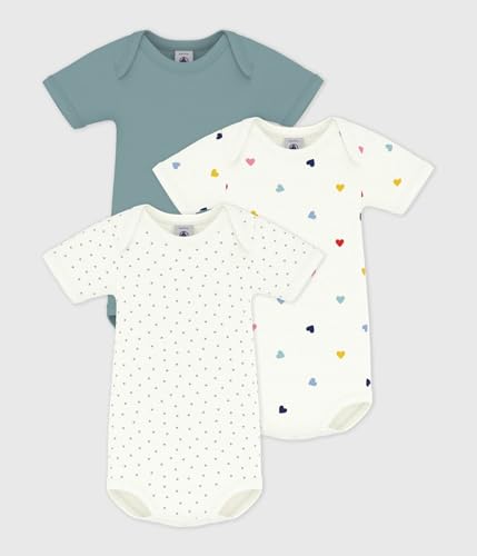 Petit Bateau Body Bimba In Cotone Bio - Bodyjama Senza Piedi A Coste, 2 In 1 (Sacco + Body), 6 Mesi