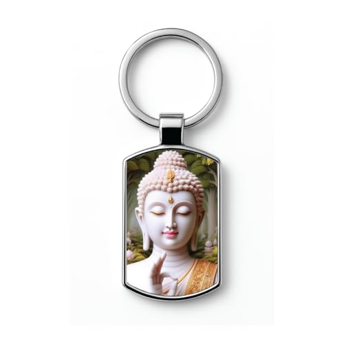 Image of Premium Printed Metal Keychain for Men & Women | High-Definition Artwork Print | Durable Key Ring for Car, Bike, Home & Office Keys | Stylish Decorative Key Holder Gift