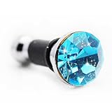 Headphone Plug Charm, Diamond Light Blue DPW001LB