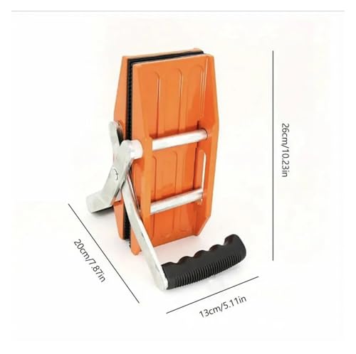Morsetto di sollevamento resistente per lastre di vetro e pietra, strumento a doppia mano con impugnatura in gomma, capacità 350 kg, set da 2 pezzi per livellamento preciso