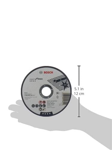 Bosch 1x PRO Stainless Steel and Metal Longlife Trennscheibe für kleine Winkelschleifer und 22,23 mm Bohrung (Ø 125 mm, Professional Zubehör Kleiner Winkelschleifer)