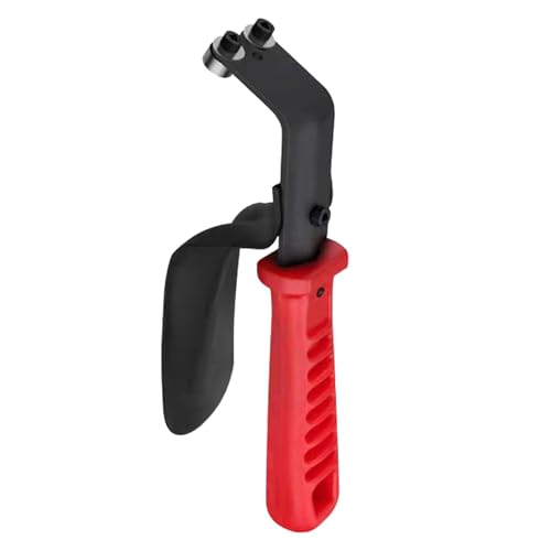 Strumento Di Deburriage Double Face - Testinaggio Di Lamiera Ergonomico | Strumento Di Smaltimento Della Bava Rosso, Strumento Di Scarico Resistente All'usura Per Industria, Casa