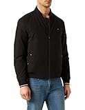 Tommy Hilfiger-Logo Tommy Hilfiger Herren Stretch-Bomber Jacke, Black, L