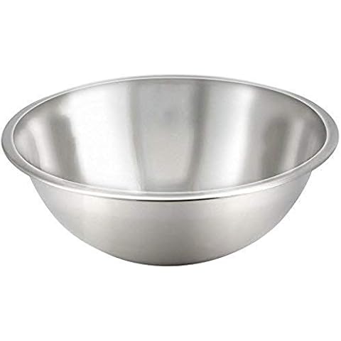 Tiger Chef Mixing Bowls Standard Weight Stainless Steel, Mirror Finish, 30-quart, 1 Pack Cover