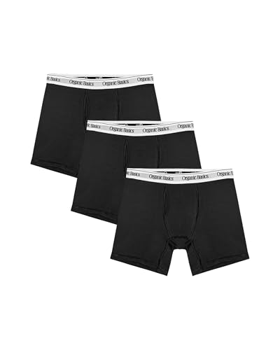 Organic Basics Mens Easy Boxer Briefs 3-Pack