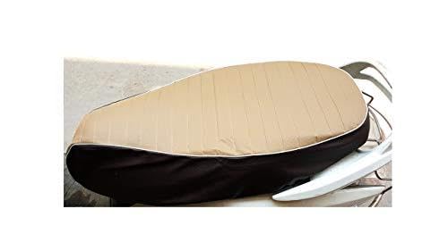 Guance? Scooty Seat Cover with Heavy Cushion Beige for Vespa Elegante 150-image-48