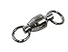 Spro Ball Bearing Swivel with 2 Welded Ring-Pack of 2 (NS Black, Size 6)