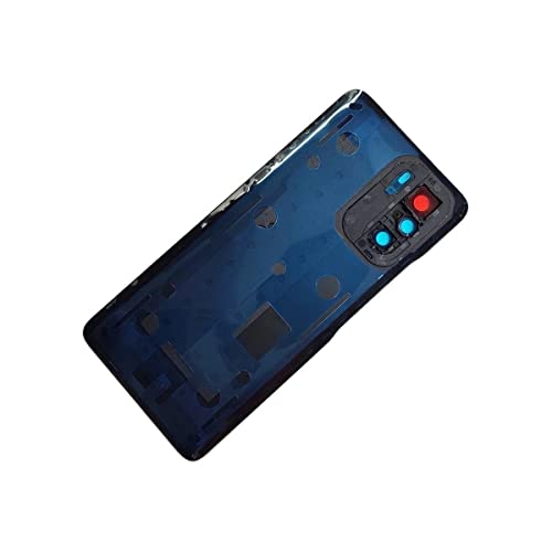 Carcasa trasera de cristal para Xiaomi Poco F3 repuesto de tapa de batería negra SHOWGOOD 6