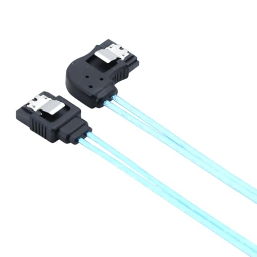 Cable SATA 7P Hembra ángulo recto a SATA Hembra 0.3 m miniatura 6