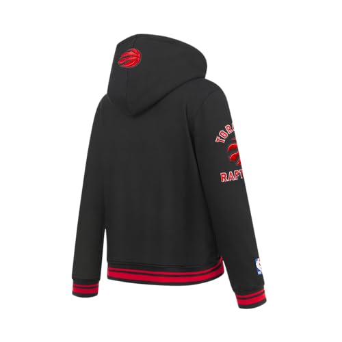 Sudadera con capucha Pro Standard de algodón negro y rojo para niños aficionados a la NBA 5