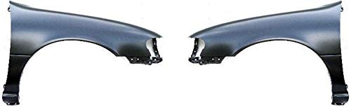 Evan Fischer Fender Set of 2 Compatible with 1995-1999 Nissan Sentra & 1995-1998 Nissan 200SX Primed Front, Driver and Passenger Side