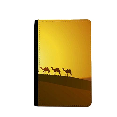 Porte-passeport camel Sunset Silk Road idée cadeau originale pour voyageur
