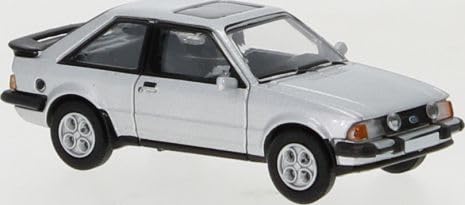 P-C-X 1:87 FordEscort III XR3 1981 Car Model Replica (Silver)
